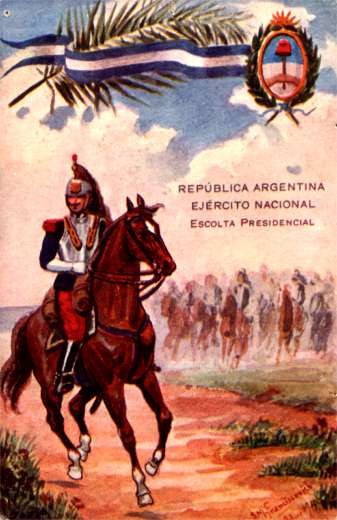 Argentina Presidental Guard on Horse