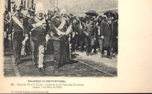 British King Edward VII Visiting Portugal