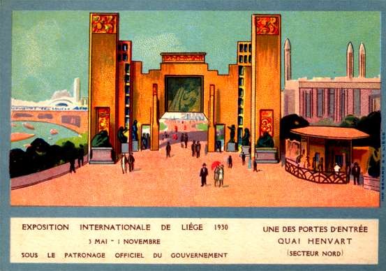 Entrance Door Quay Expo Liege 1930