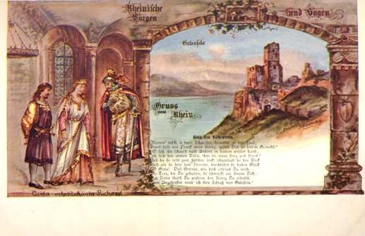 King Richard Lady Bowing Knight Castle Poem