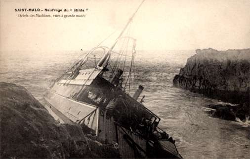 Wreckage of Steamship