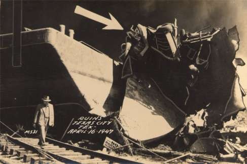 TEXAS Texas City Ruins of Disaster 1947 Real Photo
