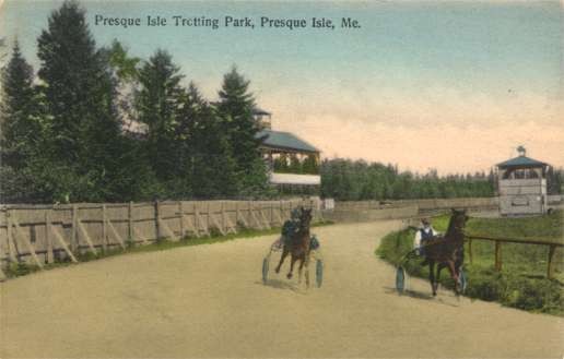 Harness Racers at Presque Isle Park Maine