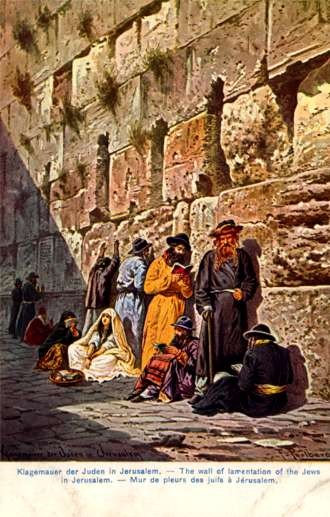 Israel Jerusalem Jews Wall of Lamentation