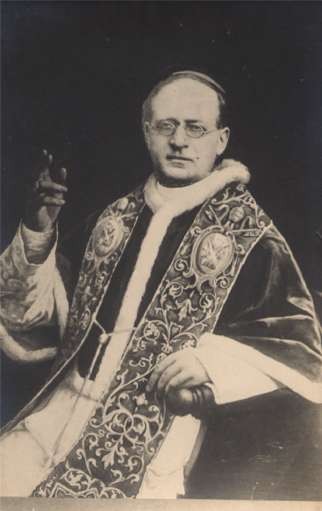 Pope Pius XI Real Photo