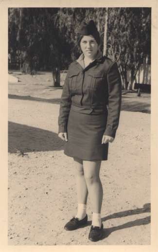 Israel Army Jewish Girl Soldier Real Photo