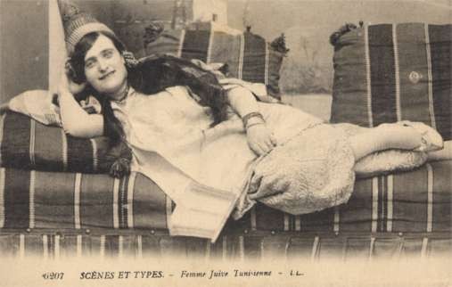 Lying Down Tunisian Jewish Woman