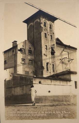 Brazil St. Paulo Factory Bombed Revolution 1924 RP