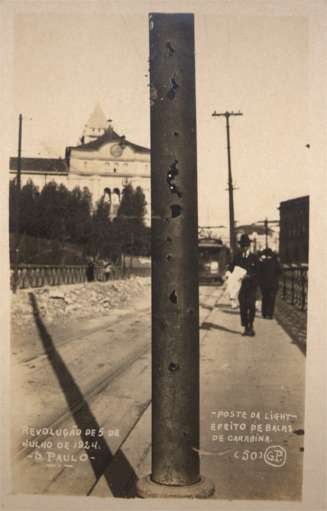 Brazil St. Paulo Revolution 1924 Post Real Photo