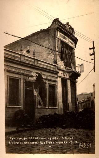 Brazil St. Paulo Revolution 1924 Real Photo