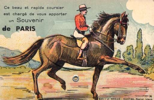 Rider on Horse Novelty