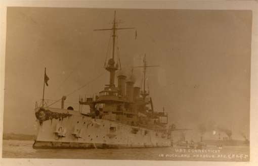 NZ Battleship Connecticut Great White Fleet RP
