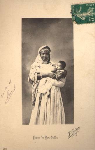 Algeria Nurshing Mother Holding Son