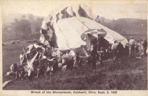 Wrecked Shenandoah Caldwell Ohio 1925