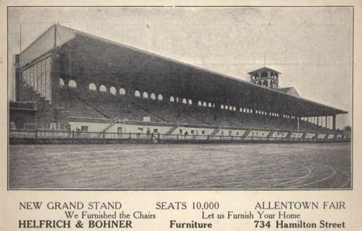 Grand Stand Allentown Fair Advert Furniture