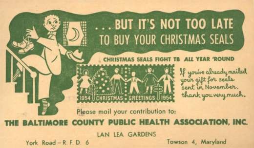 Anti-Tuberculosis Advert Christmas Stamps