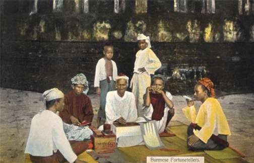 Burma Fortune Tellers at Work