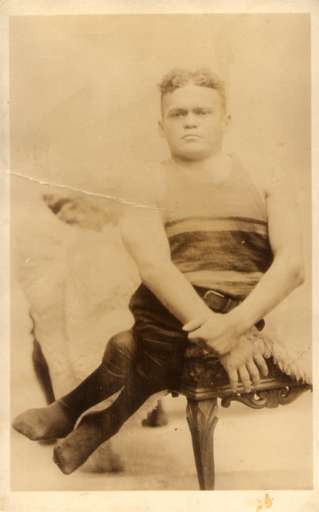 Strongman Midget Real Photo