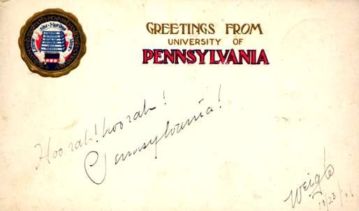 University of Pennsylvania College Greetings