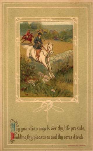 Girl on Horse in Field Sidesaddle