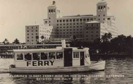Florida Oldest Ferry Real Photo