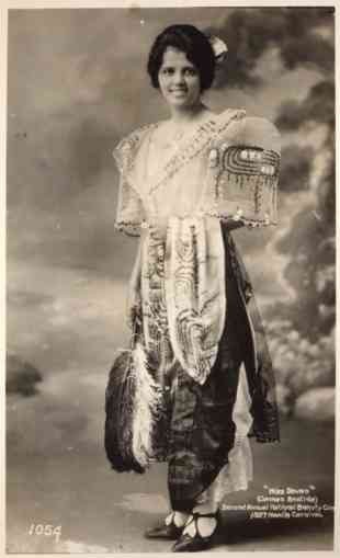 Philippines Manila 1927 Carnival Girl Real Photo