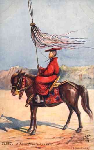 Tibet Lama on Horse with StandarD Tuck