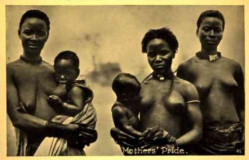 Proud Black Nursing Mothers with Babies