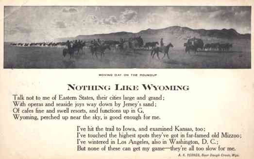 Wyoming Cowboys on Horses Poem