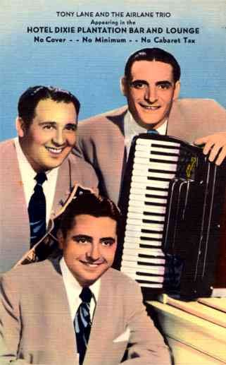 Dixie Band Trio Linen Advertising