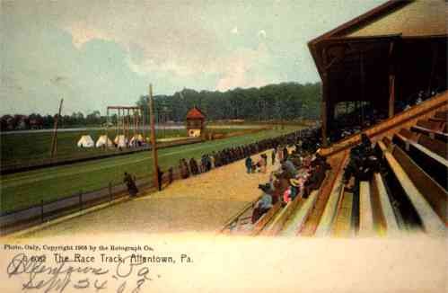 Horse Race Track at Allentown PA