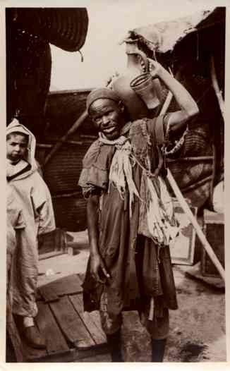 Arab Black Milkman Morocco Real Photo
