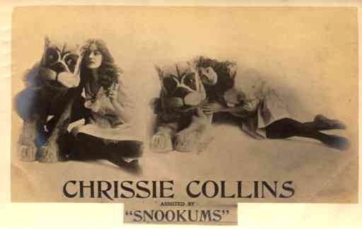 Circus Actress Collins with Snookums Dog RP