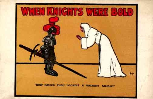 Advert Play Shy Knight Meeting Priest