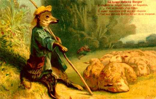 Wolf as Shepherd Sheep Poem