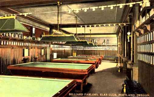 Elks Club Billiard Parlors