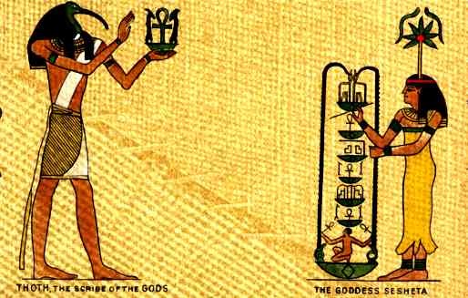 Egyptian Gods Scribe Goddess Sehseta