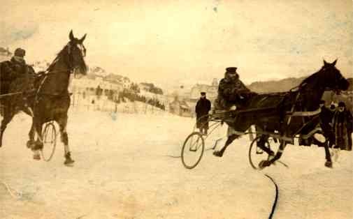 Harness Racers in Winter NY Lake Placid RP