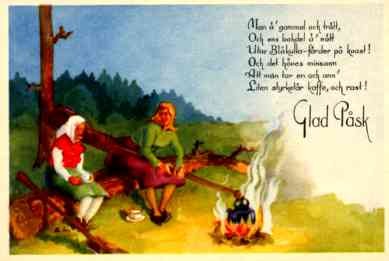 Talking Witches by Fire Easter Poem