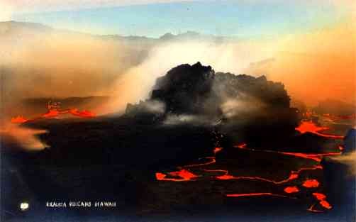 Kilauea Volcano Hawaii Real Photo