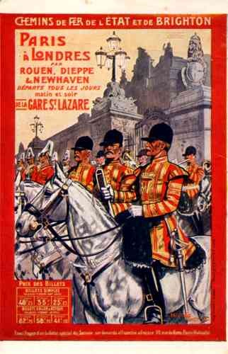 French Guards on Horses Advert Tours
