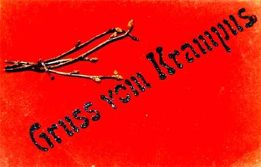 Attached Twigs Krampus Greetings