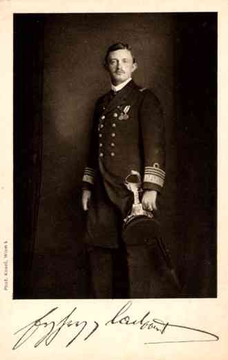 Portrait of Prince in Navy Officer Uniform