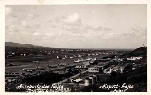 Portugal Azores Airoport Airplanes Real Photo