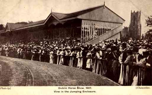 Dublin Horse Show 1907 View in Enclosure