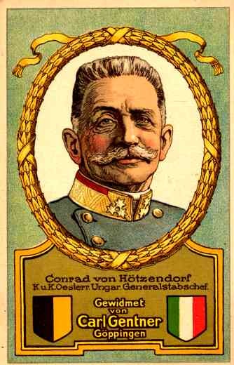WWI General Conrad von Hotzendorf