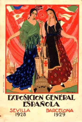 Two Spanish Women Expo Barcelona 1928-29