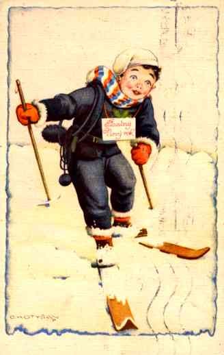 Skiing Chimney Sweep