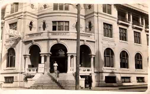 YMCA Building in Honolulu Real Photo