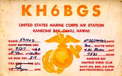 Marine Corps Radio from Hawaii